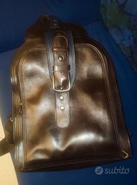 Zaino di vero cuoio