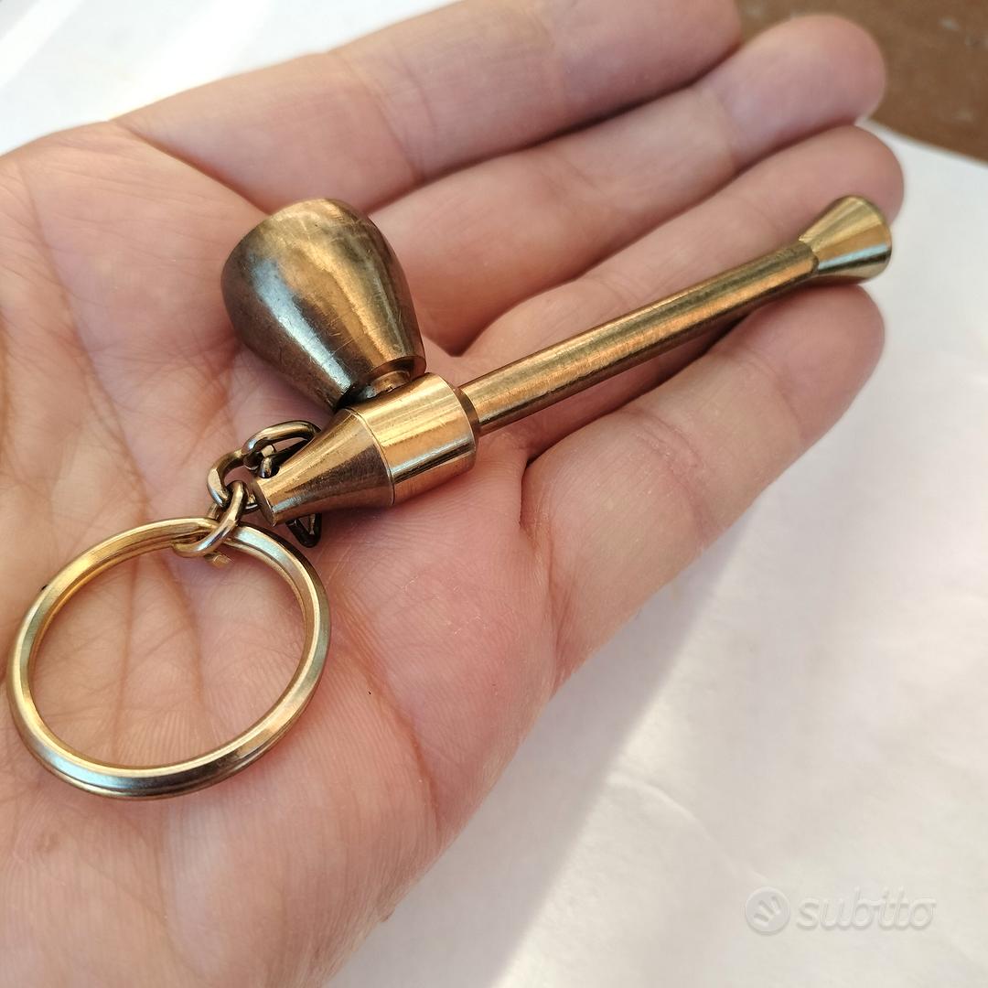 Lotto 100 Pezzi Portachiavi Mini Bussola Vintage In Ottone Funzionante - Foto 6