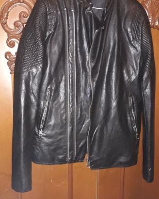 Giubbotto in Ecopelle Nero TG 48 M (2)