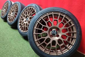 Cerchi Abarth 500 Fiat Ford Fiesta Pneus 205 45 17