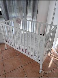 Set lettino evolutivo e fasciatoio Picci