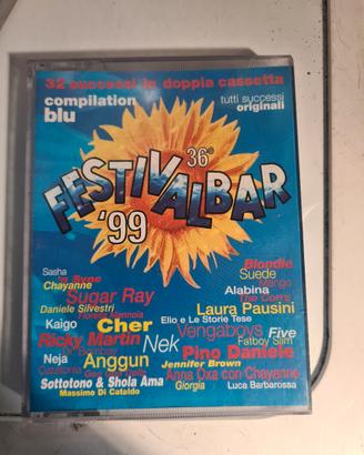 Musicassette Doppia Festivalbar 99 Blu
