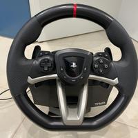 VOLANTE CON PEDALI HORI RACING APEX WHEEL PS5 P4