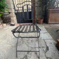 Sedia in ferro battuto