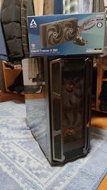 case mid tower, alimentatore 750W,  