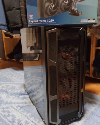 case mid tower, alimentatore 750W,  