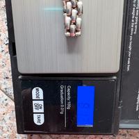 Anello argento a catena misura 16 gr 8,16