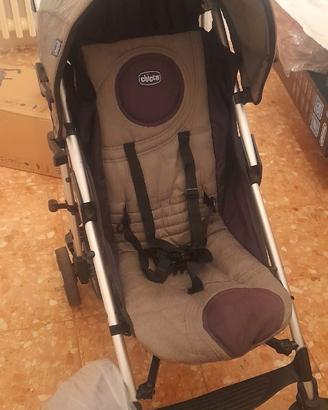 Passeggino Chicco LiteWay + bracciolo e antipioggi