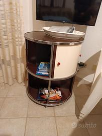 Mobiletto Bar Rotante Vintage Anni '60/'70