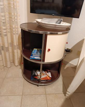 Mobiletto Bar Rotante Vintage Anni '60/'70