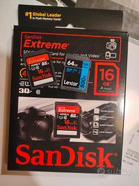 memorie SD XC lexar Sandisk 