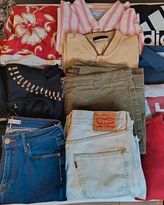 BOX ABBIGLIAMENTO UOMO DONNA 12 15 CAPI. 
