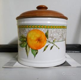 Biscottiera con coperchio 