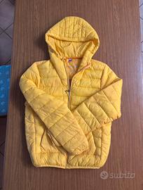 Giacca a vento giala autunnale taglia S