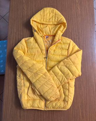 Giacca a vento giala autunnale taglia S