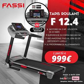 Tapisroulant Professionale FASSI 12.4 AC