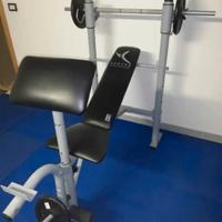 Set palestra completa per allenamento ( panca etc.