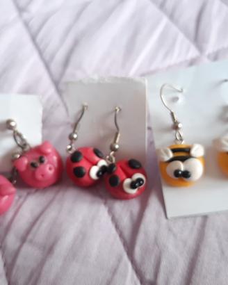 Orecchini in fimo