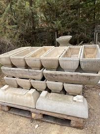 Vasi in cemento 64x22 cm