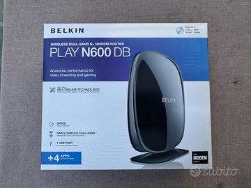 Modem Router Belkin Play N600 DB Dual Band