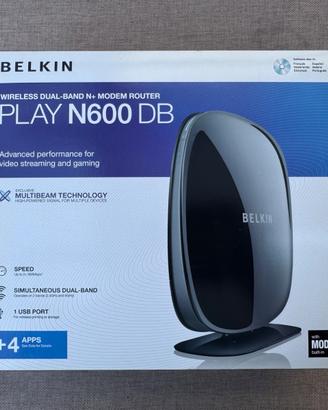 Modem Router Belkin Play N600 DB Dual Band