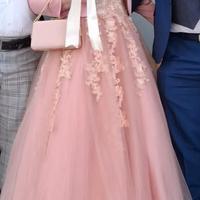 Vestito da sposa rosa antico tg L