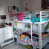 Letto a castello Ikea con materassi