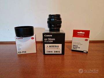 Canon obiettivo EF 50 mm f/1,4 USM