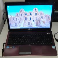 Portatile Asus X53S i7 6GB Ram 125GB SSD Win10