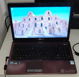 Portatile Asus X53S i7 6GB Ram 125GB SSD Win10