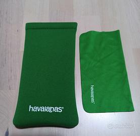 Custodia Havaianas Verde Nuova per Occhiali