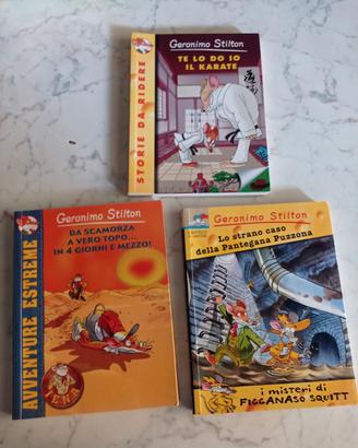 3 libri "Geronimo Stilton"