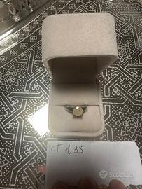 Anello Solitario donna Argento