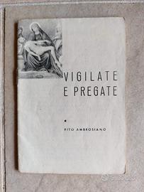Libretto preghiere Rito Ambrosiano "Vigila