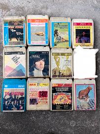 Lotto 11 Cassette Stereo 8 Vintage Anni '70