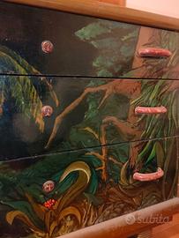 Cassettiera anni '30/'50 fantasia