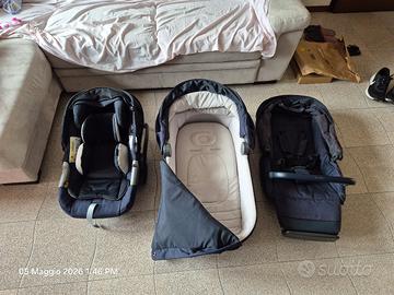 Trio Aptica Inglesina + base isofix + stend up
