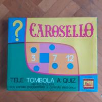 Gioco tombola Carosello vintage originale