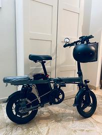 Biciclette elettrica pieghevole, due posti