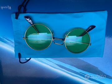 Occhiali tondi lenti verdi