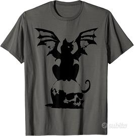 T-shirt Halloween uomo Taglia XL GRIGIO