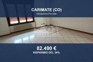 Immobile in asta di 91 m² con box auto a Carimate