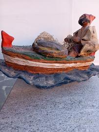 pescatore figurina