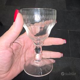 Set 6 bicchieri +3 piccoli +1 micro