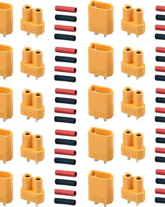 10 Paia Connettori XT30 Maschio Femmina Batterie