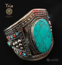 Bracciale Afghano con turchese