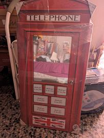 Specchiera porta foto “Cabina Telefonica Londinese
