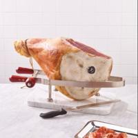 Ferma Prosciutto acciaio inox con Base in Marmo