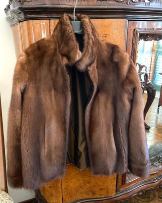 Giacca di visone pregiato reverse