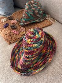 Cappellino in Cotone Fatto A Mano